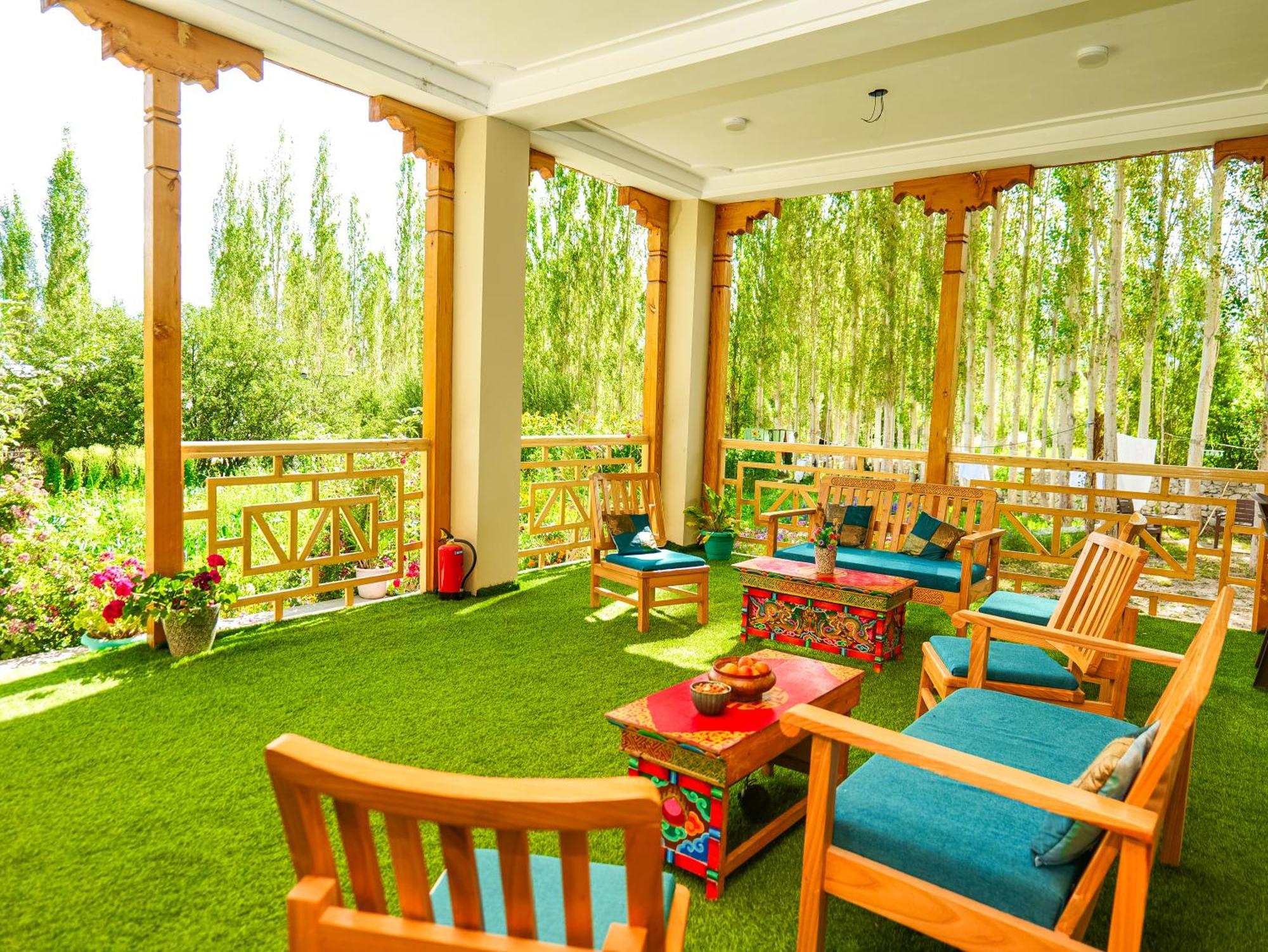 De Khama Hotel Nubra Exterior foto