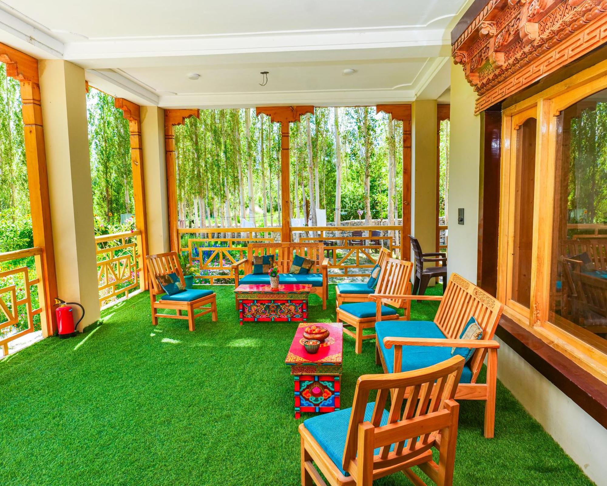 De Khama Hotel Nubra Exterior foto
