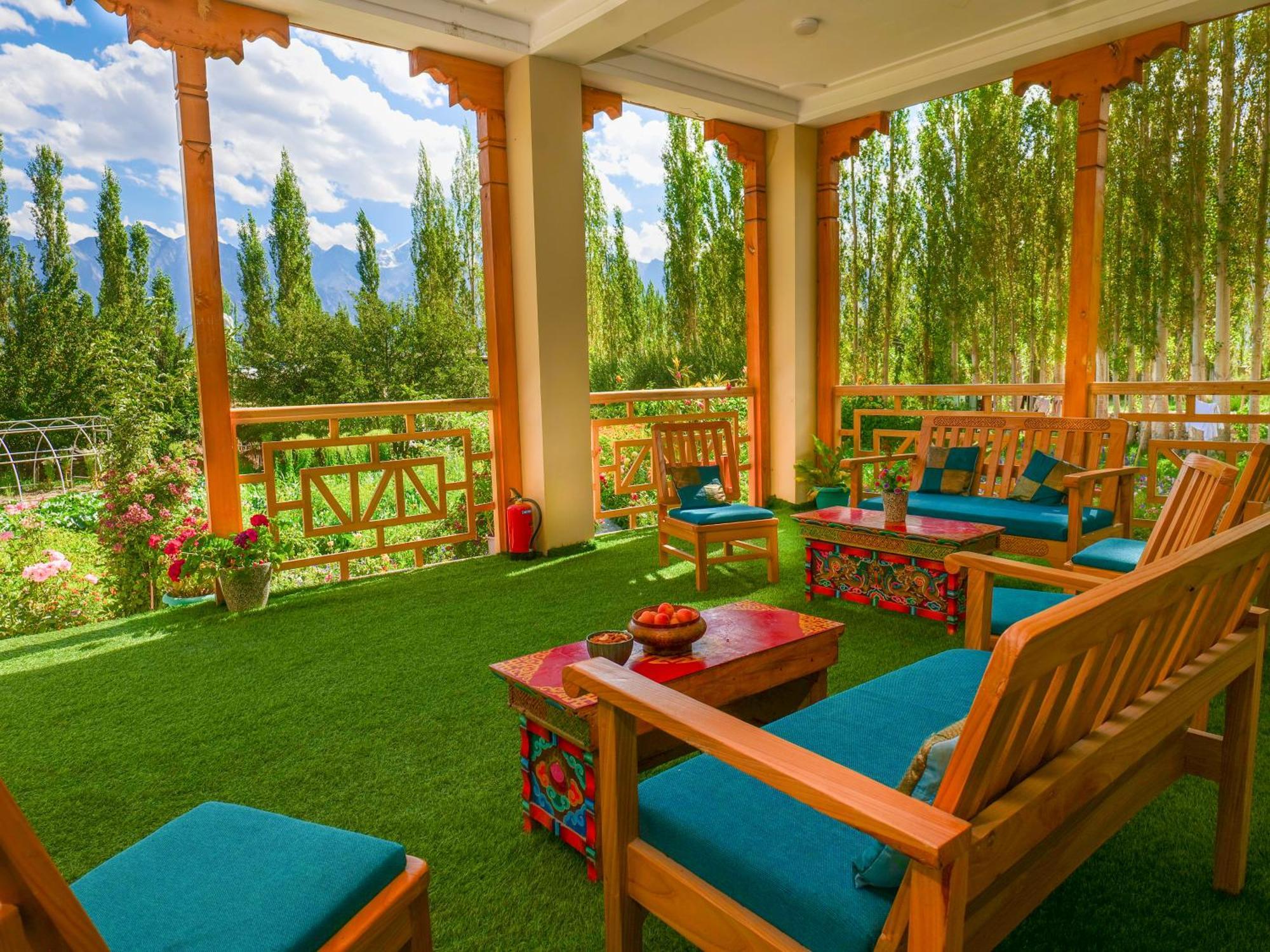 De Khama Hotel Nubra Exterior foto