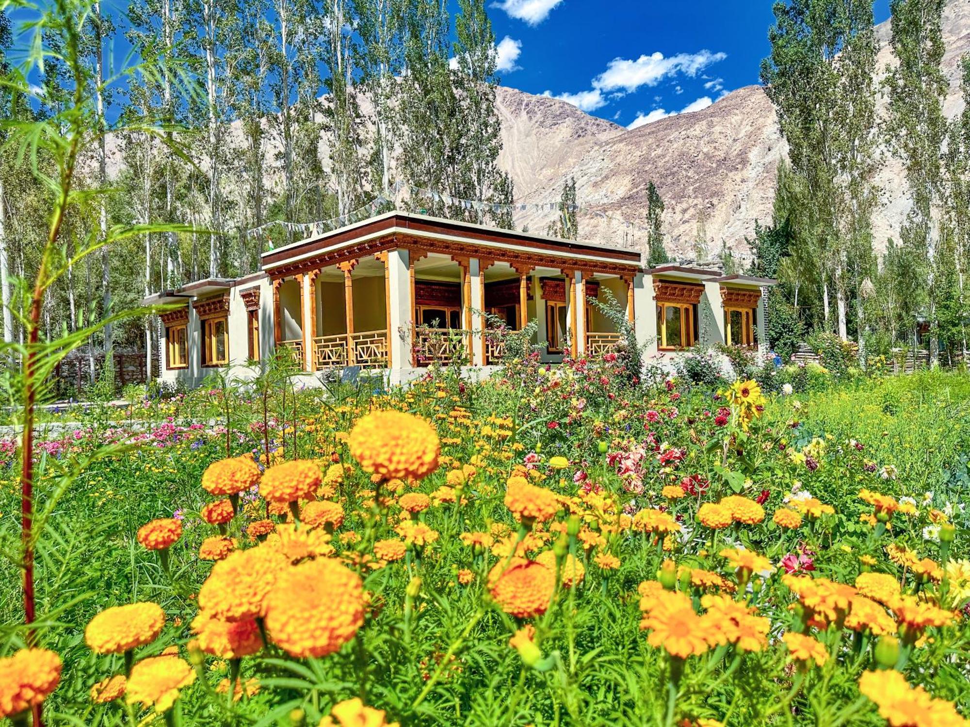 De Khama Hotel Nubra Exterior foto
